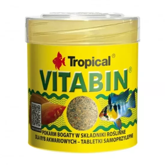 Tropical Vitabin Roslinny 50ml 36Gr Tablet Kutu Yem