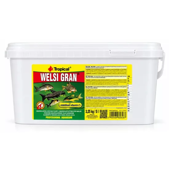 Tropical Welsi Gran 3,25 Kg / 5 L Kova Yem