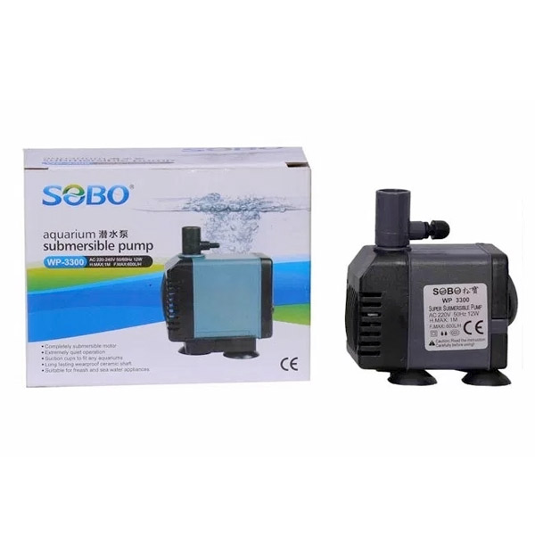 Sobo%20WP-3300%20Akvaryum%20Pompası%2012W%20600%20Litre%20/%20Saat
