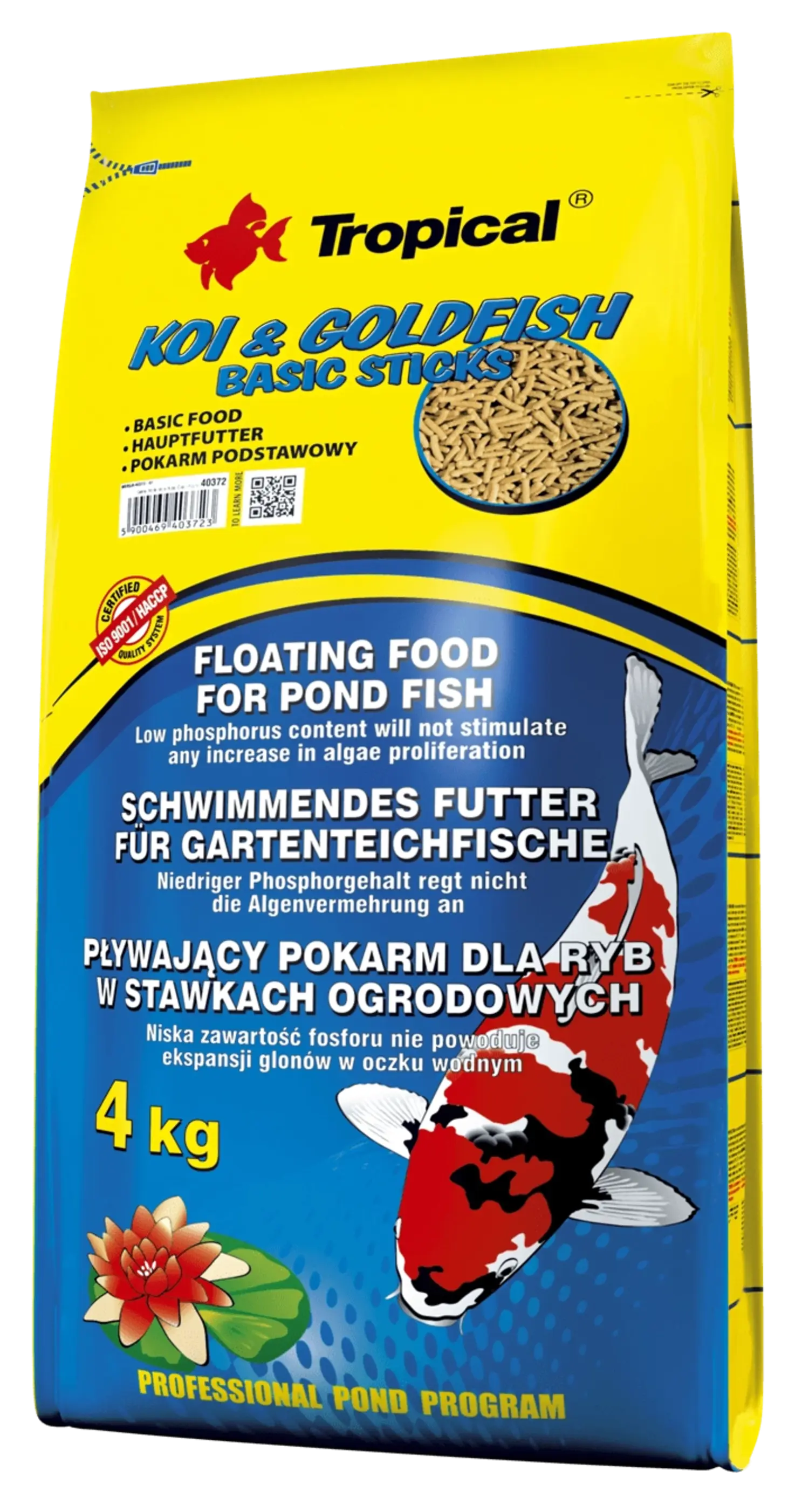 Tropical%20Koi%20Goldfish%20Basic%20Sticks%201000%20Gr%20Açık%20Bölme